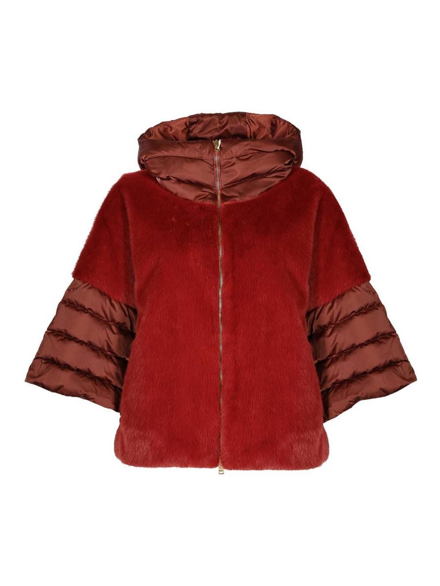 Herno Blouson Rembourré - Rouge Brun