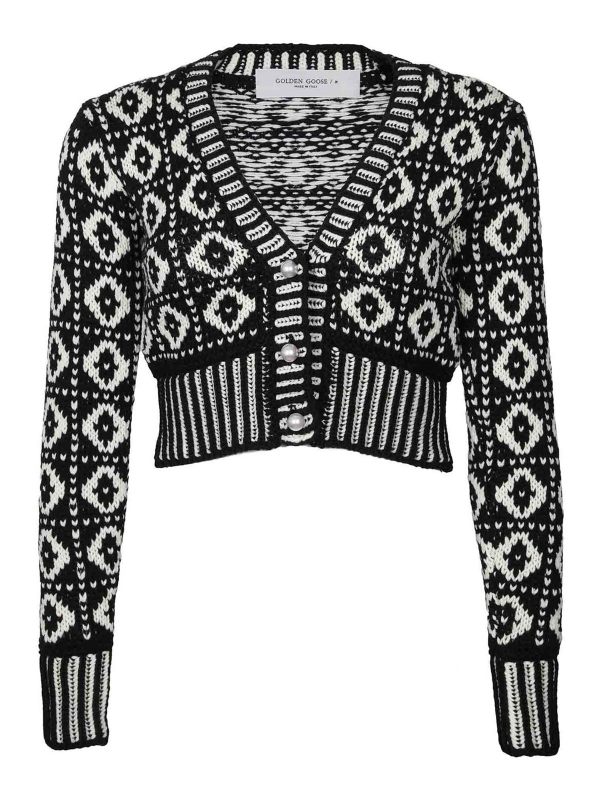 Golden Goose Cardigan - Blanc