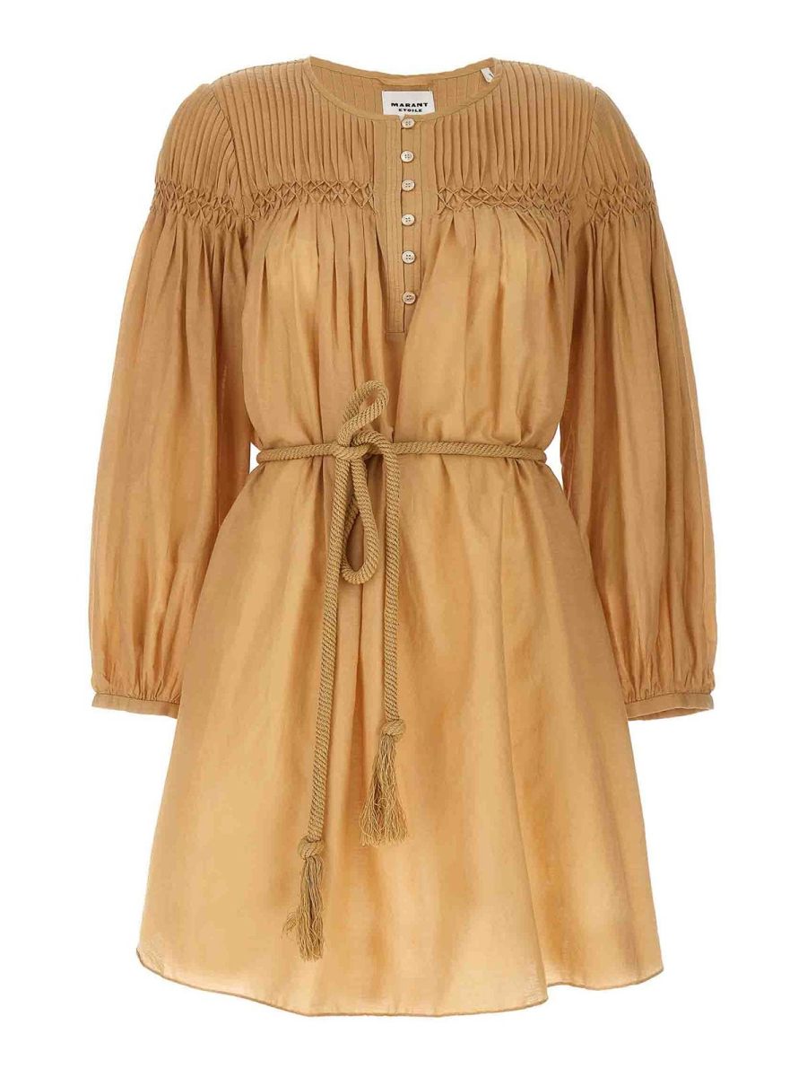 Isabel Marant Etoile Robe Courte - Beige
