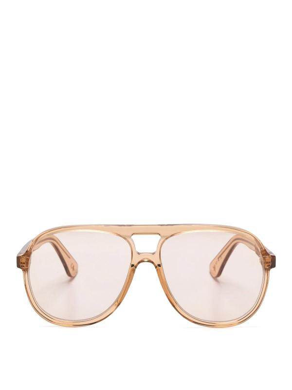 Golden Goose Lunettes De Soleil - Beig