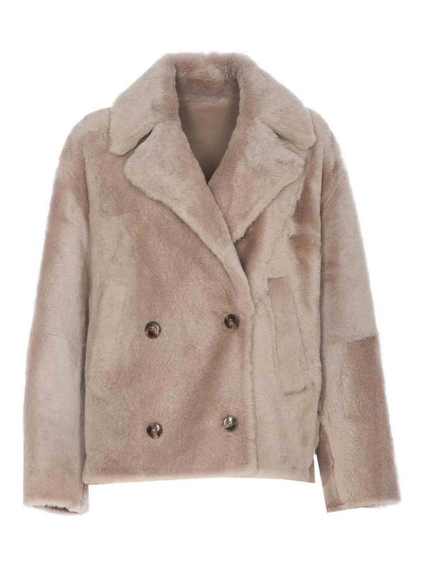 Yves Salomon Veste Casual - Gris