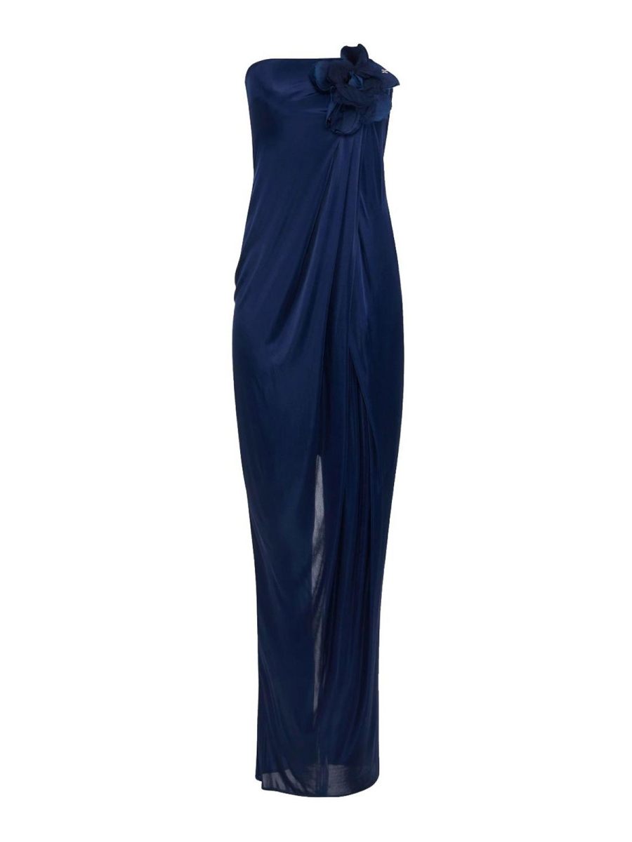 Elisabetta Franchi Jupe Longue - Bleu