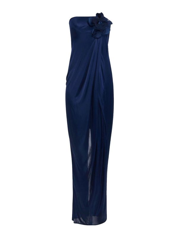 Elisabetta Franchi Jupe Longue - Bleu