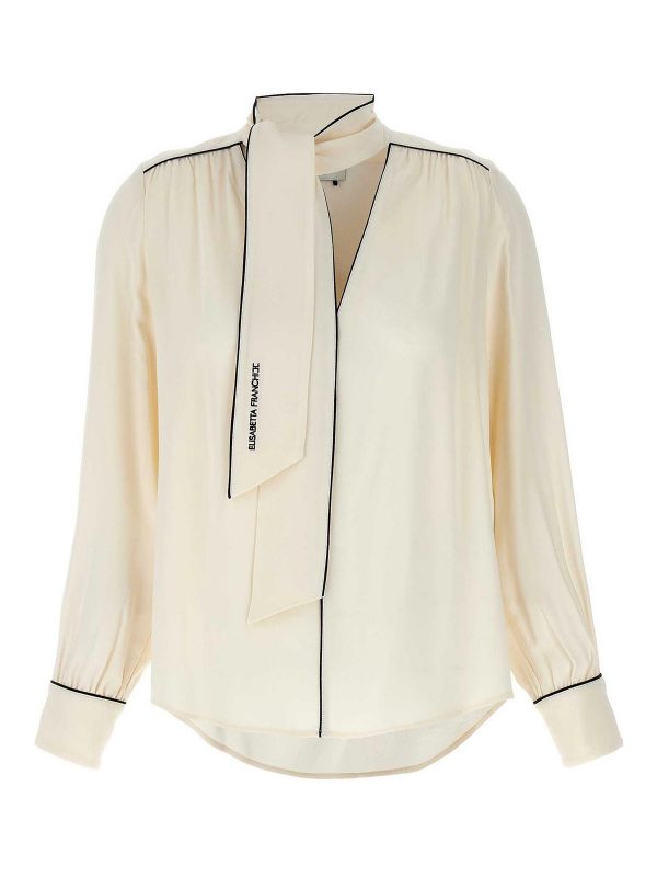 Elisabetta Franchi Chemise - Blanc