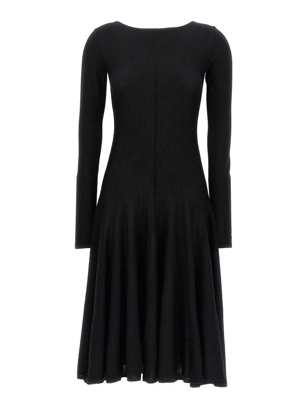 Khaite Robe Au Genou - Noir