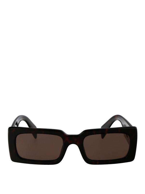 Prada Lunettes De Soleil - Marron