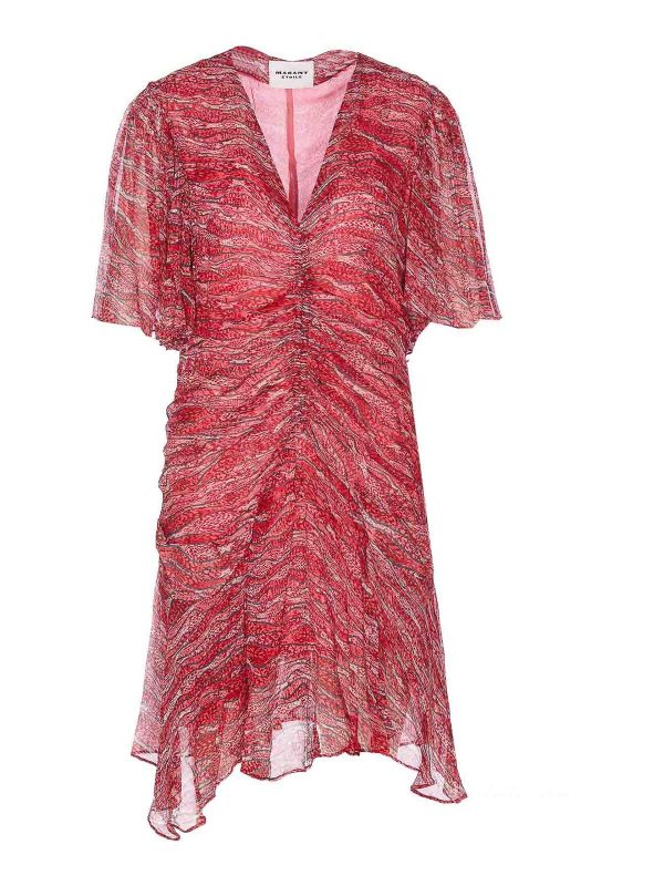 Isabel Marant Etoile Robe Au Genou - Rouge