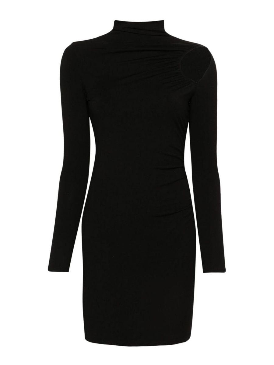 Patrizia Pepe Robe Au Genou - Noir