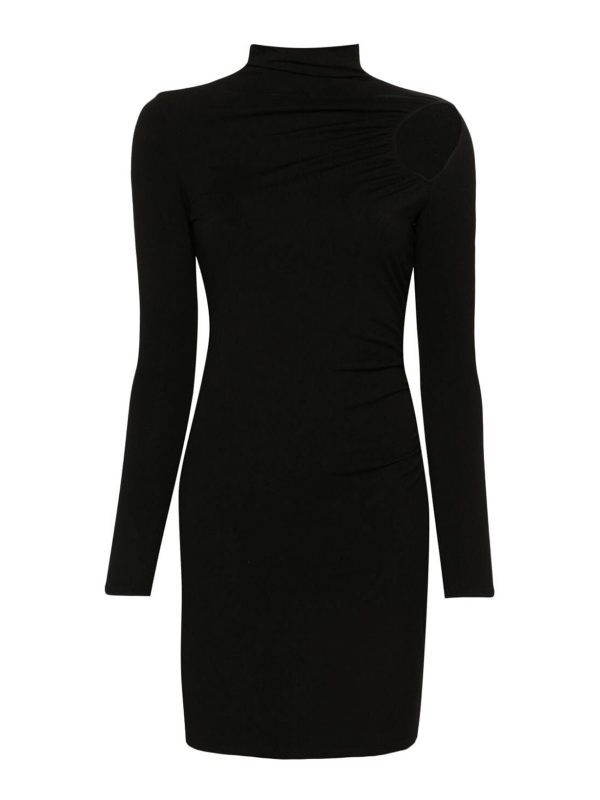 Patrizia Pepe Robe Au Genou - Noir