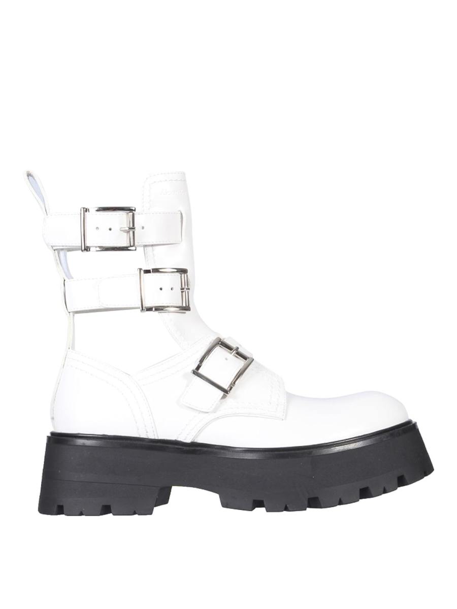 Alexander Mcqueen Bottes - Blanc