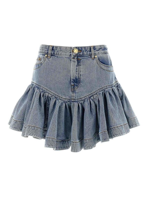 Zimmermann Jupe Midi - Bleu