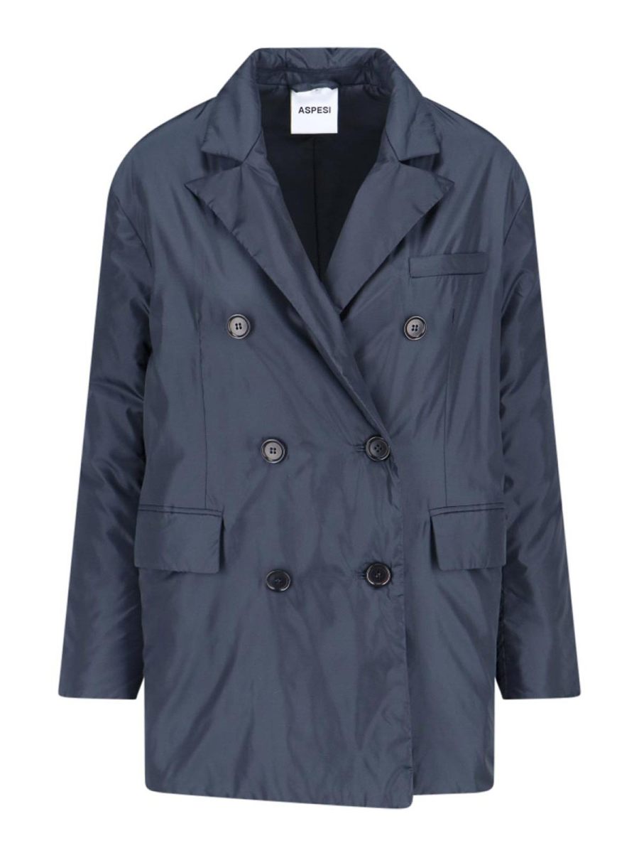 Aspesi Manteau Court - Noir