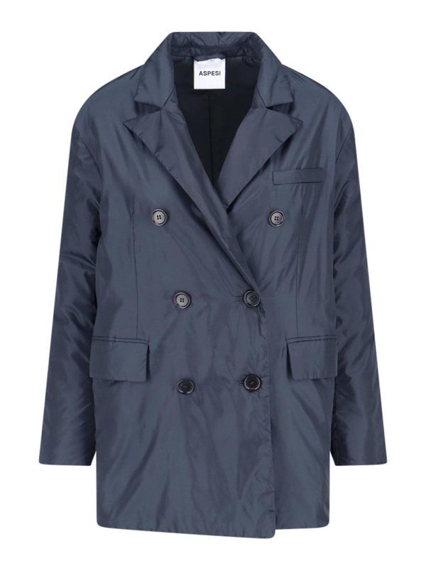 Aspesi Manteau Court - Noir