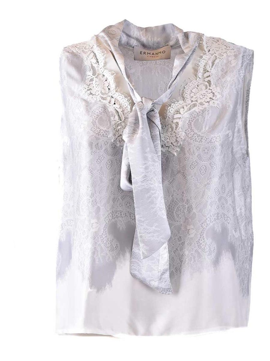 Ermanno Scervino Chemise - Gris