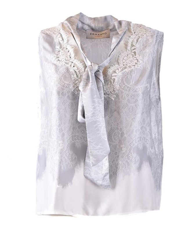 Ermanno Scervino Chemise - Gris