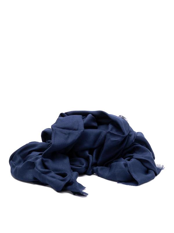 Elisabetta Franchi Écharpe - Bleu