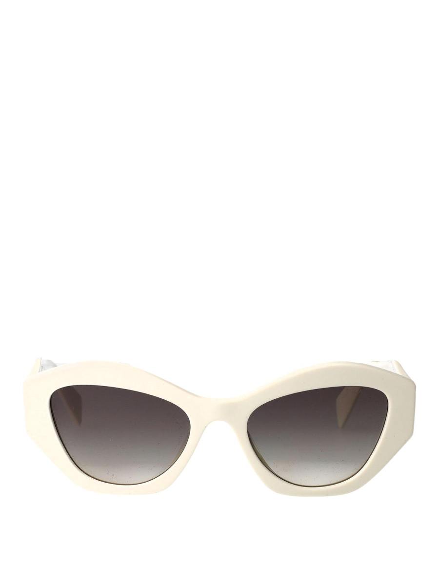 Prada Lunettes De Soleil - Blanc