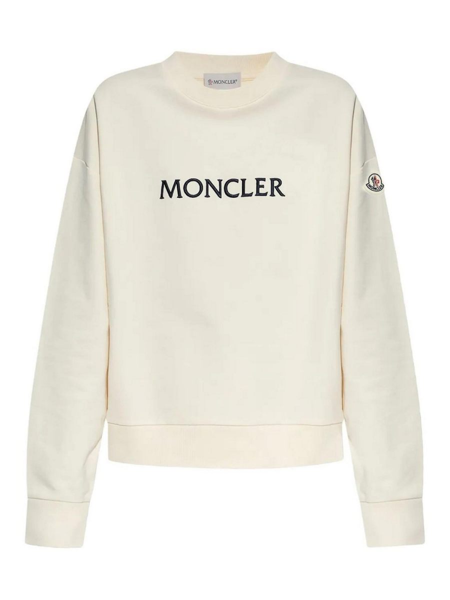 Moncler Sweat-Shirts - Blanc