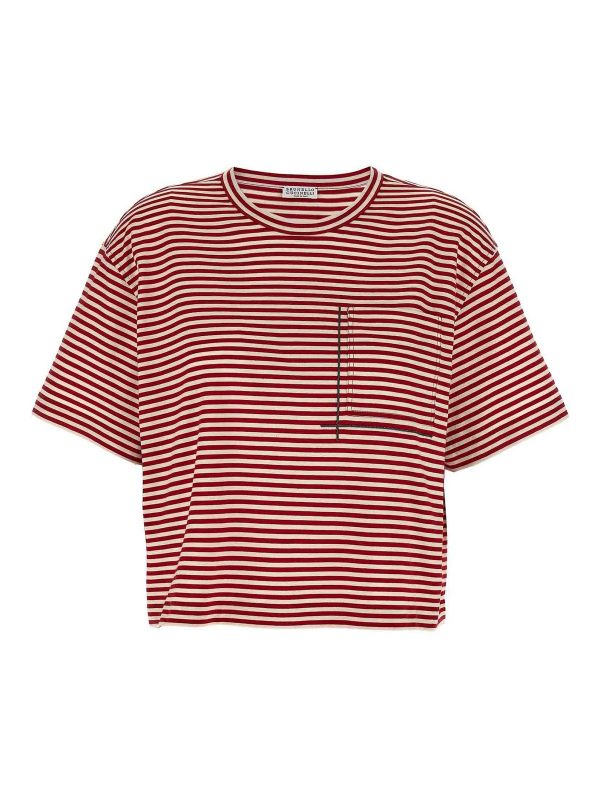 Brunello Cucinelli T-Shirt - Rouge