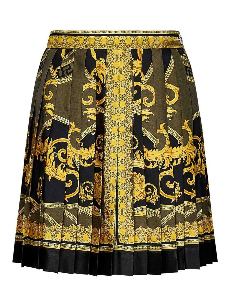 Versace Jupe Midi - Noir