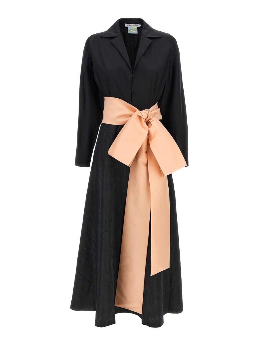 Bernadette Robe Au Genou - Noir