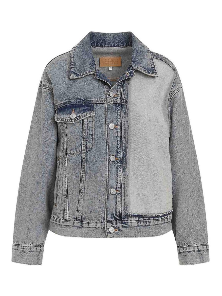 MM6 Maison Margiela Veste Casual - Bleu Clair