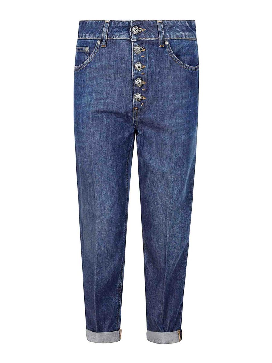 Dondup Jean Droit - Bleu