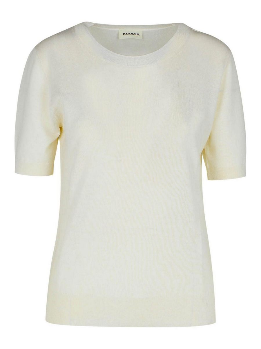 P. A.R. O.S. H. Pull Col Rond - Crème