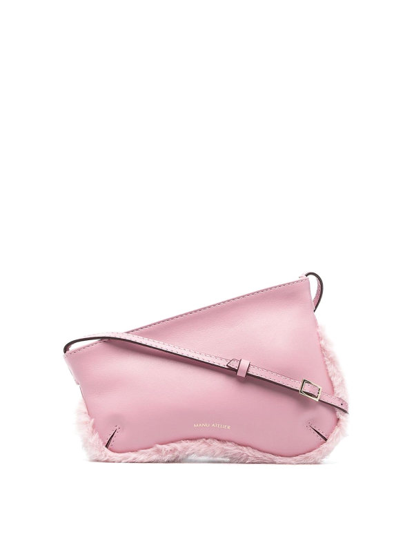 Manu Atelier Sac Porté Épaule - Rose Clair