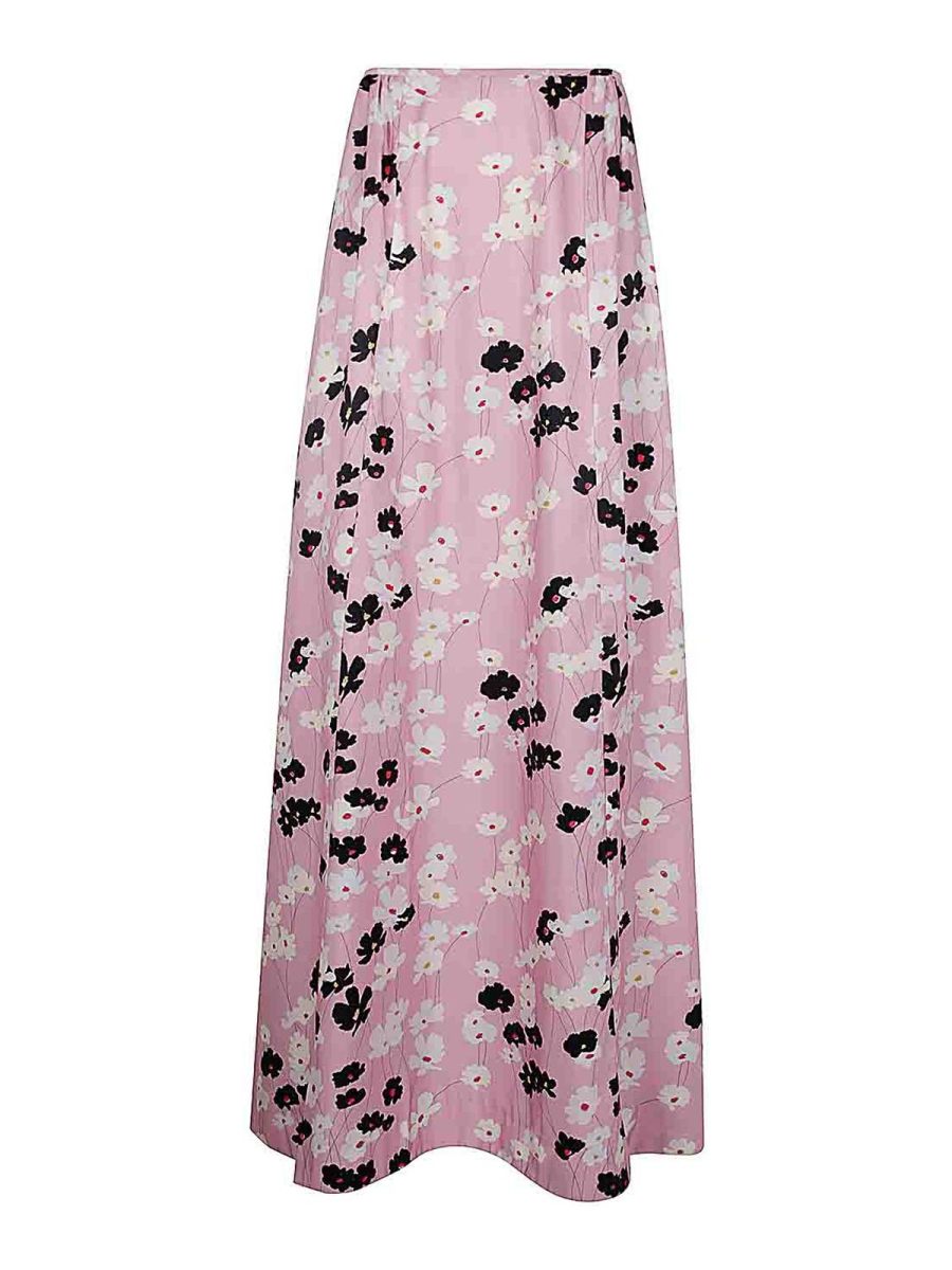 Bernadette Jupe Midi - Blanc