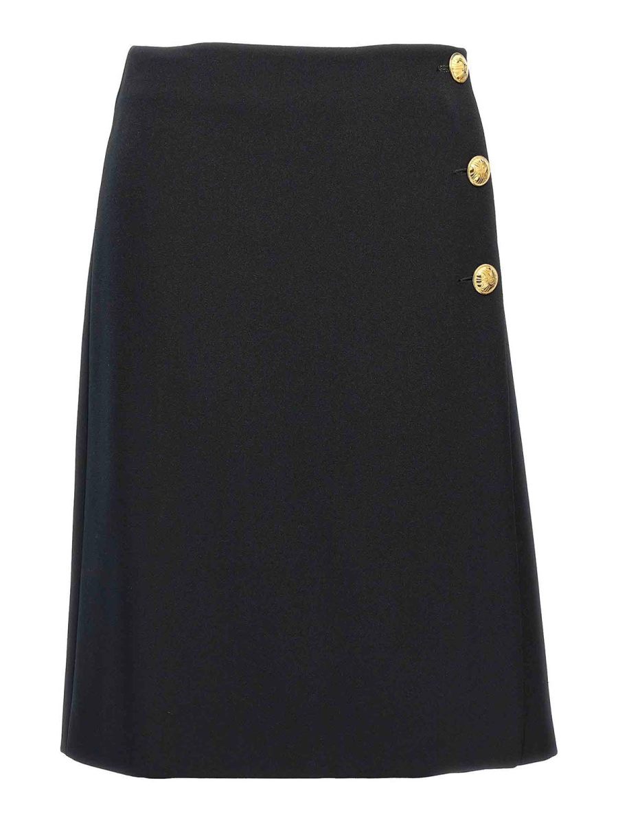 Emilio Pucci Jupe Midi - Noir