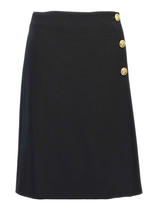 Emilio Pucci Jupe Midi - Noir