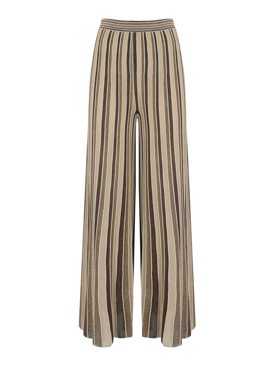 D. Exterior Pantalons Décontractés - Beige