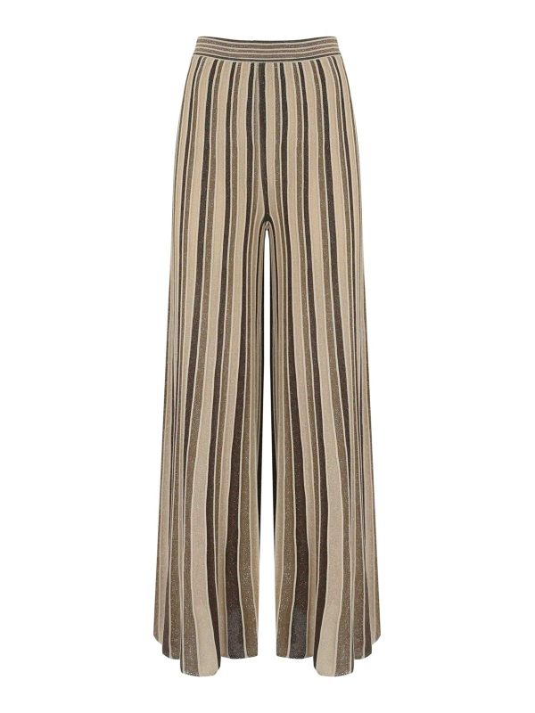 D. Exterior Pantalons Décontractés - Beige