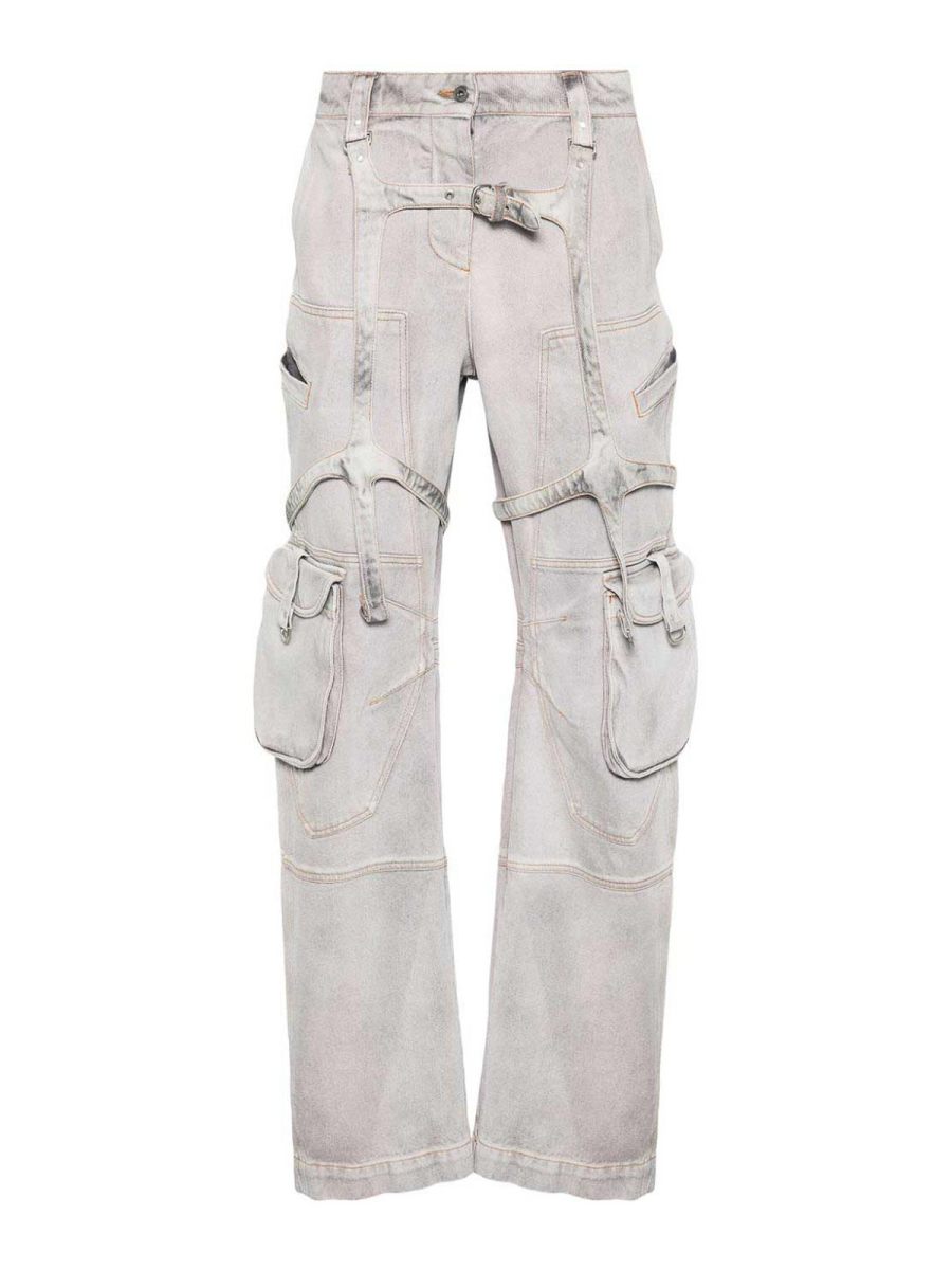 Off-White Pantalons Décontractés - Beige