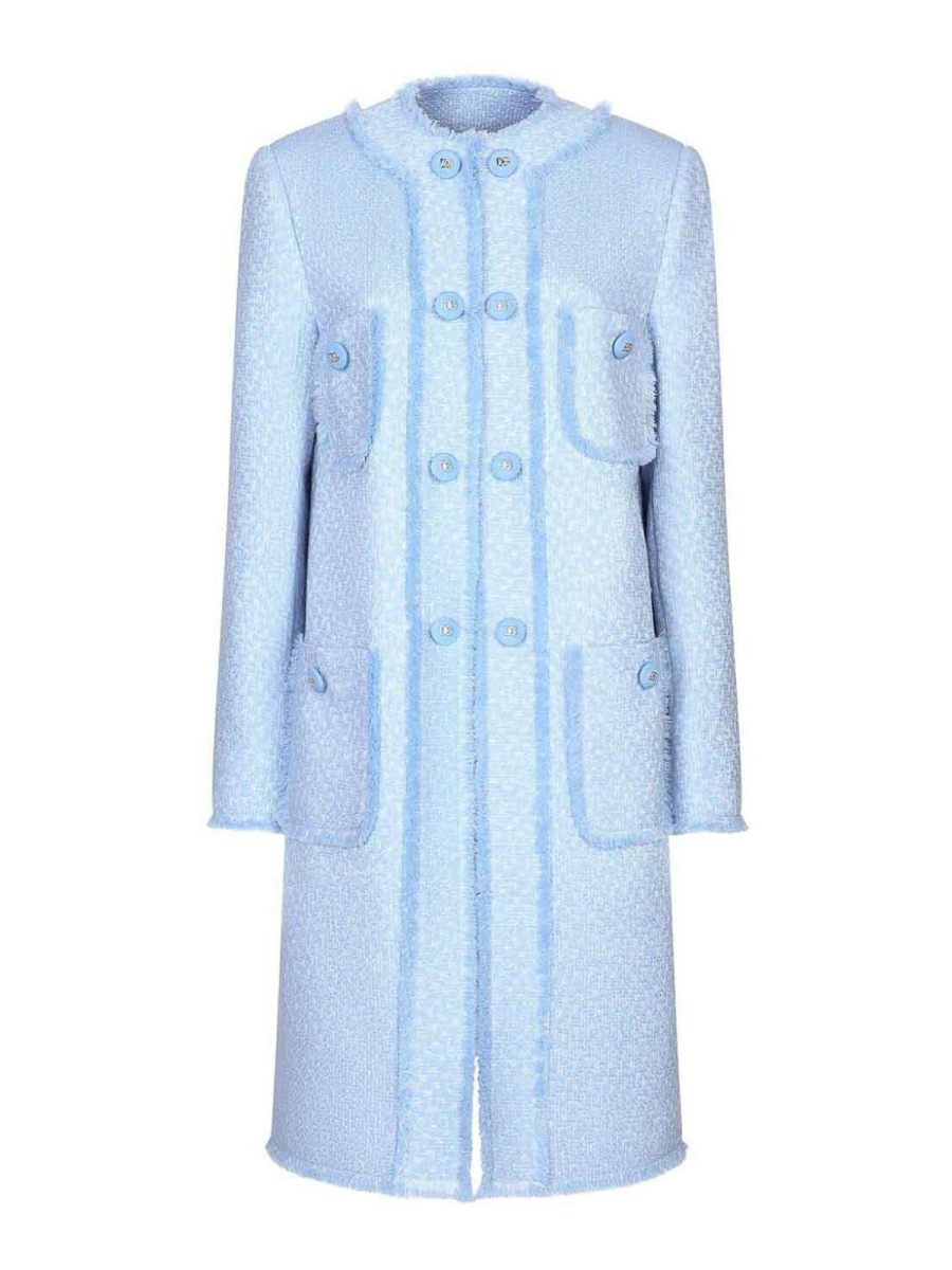 Dolce & Gabbana Manteau Court - Violet