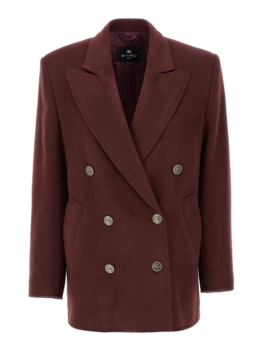 Etro Blazer - Rouge Brun