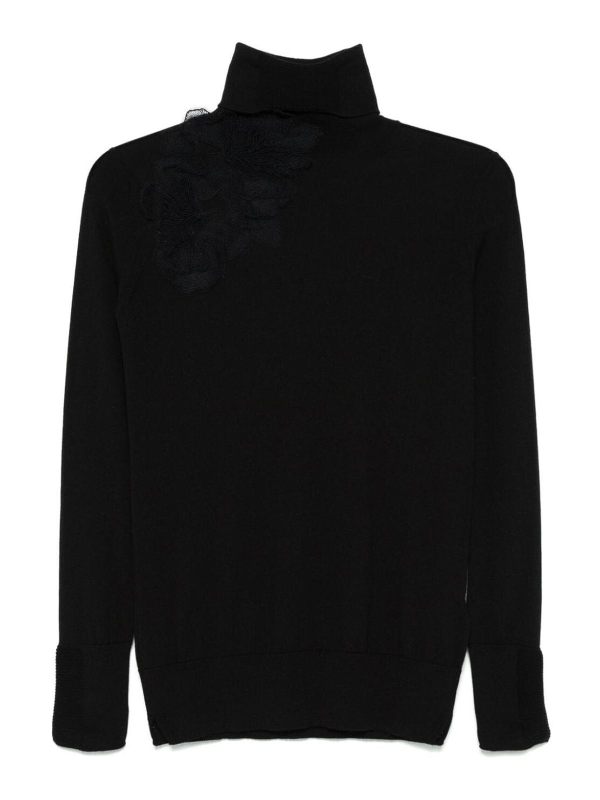 Ermanno Scervino Pull Col Bateau - Noir
