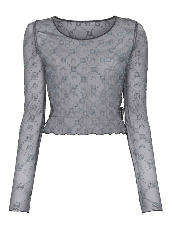 Marine Serre Top - Gris