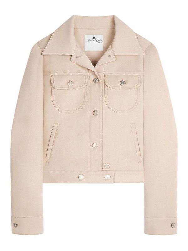 Courreges Veste Casual - Couleur Chair