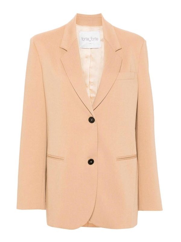 Forte Forte Veste Casual - Orange Clair