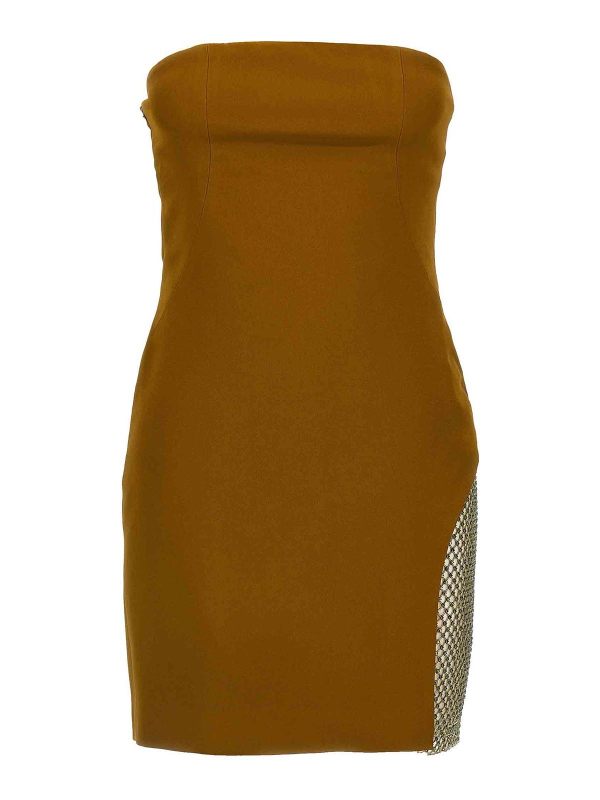 The Attico Robe Au Genou - Vert