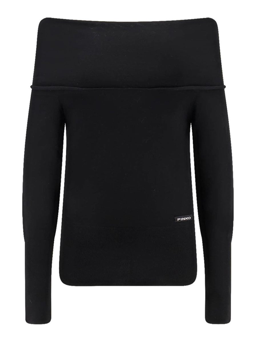 Pinko Pull Col Bateau - Noir