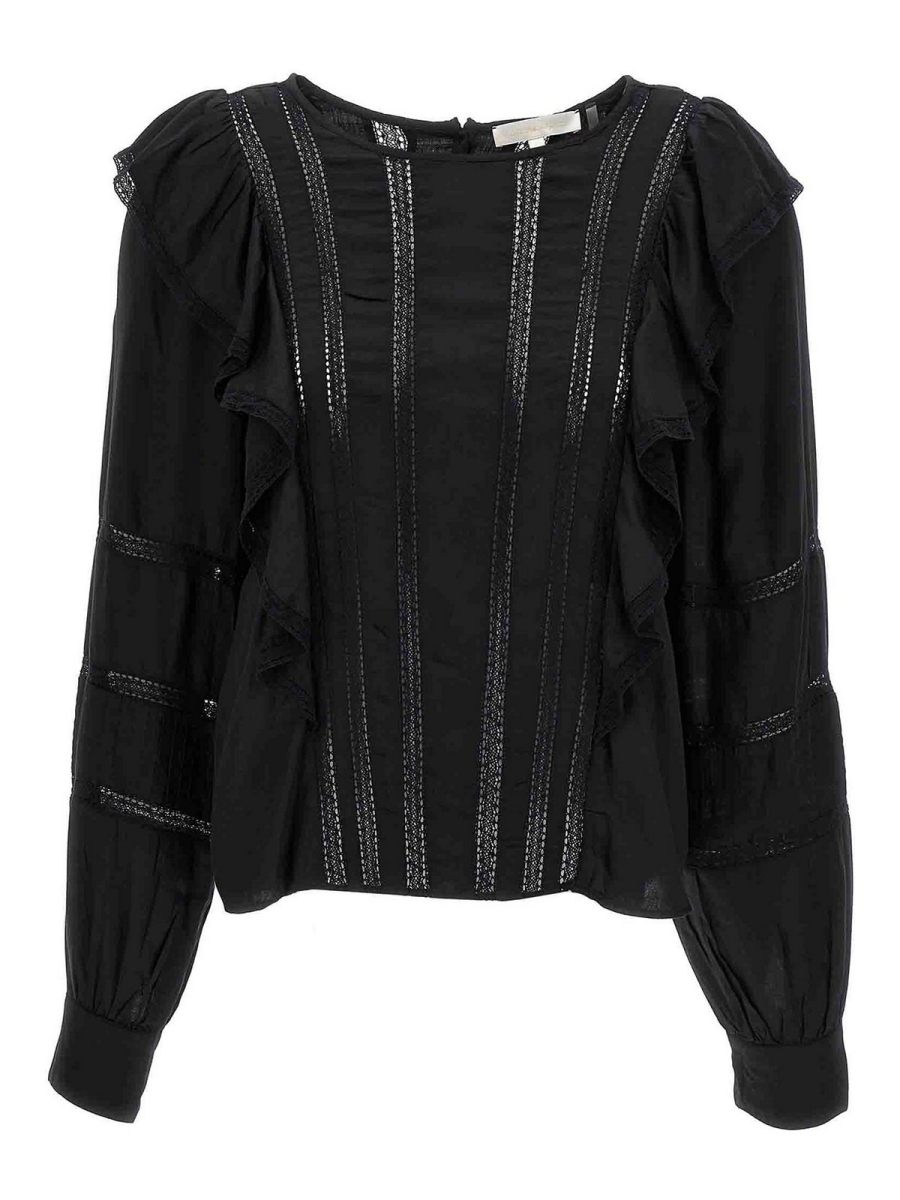 LoveShackFancy Blouse - Noir