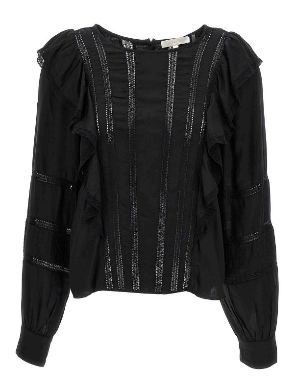 LoveShackFancy Blouse - Noir