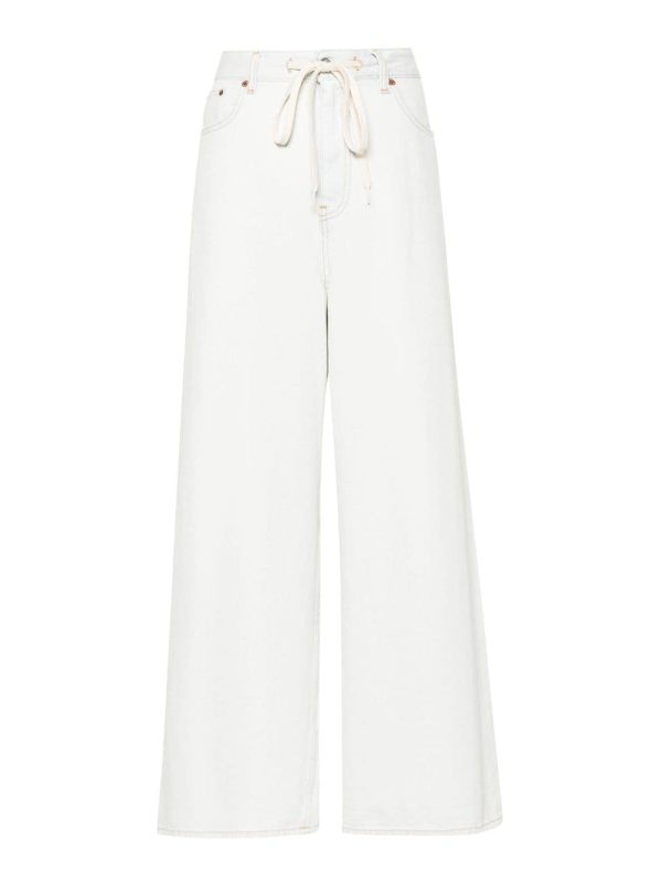 MM6 Maison Margiela Jean Droit - Blanc