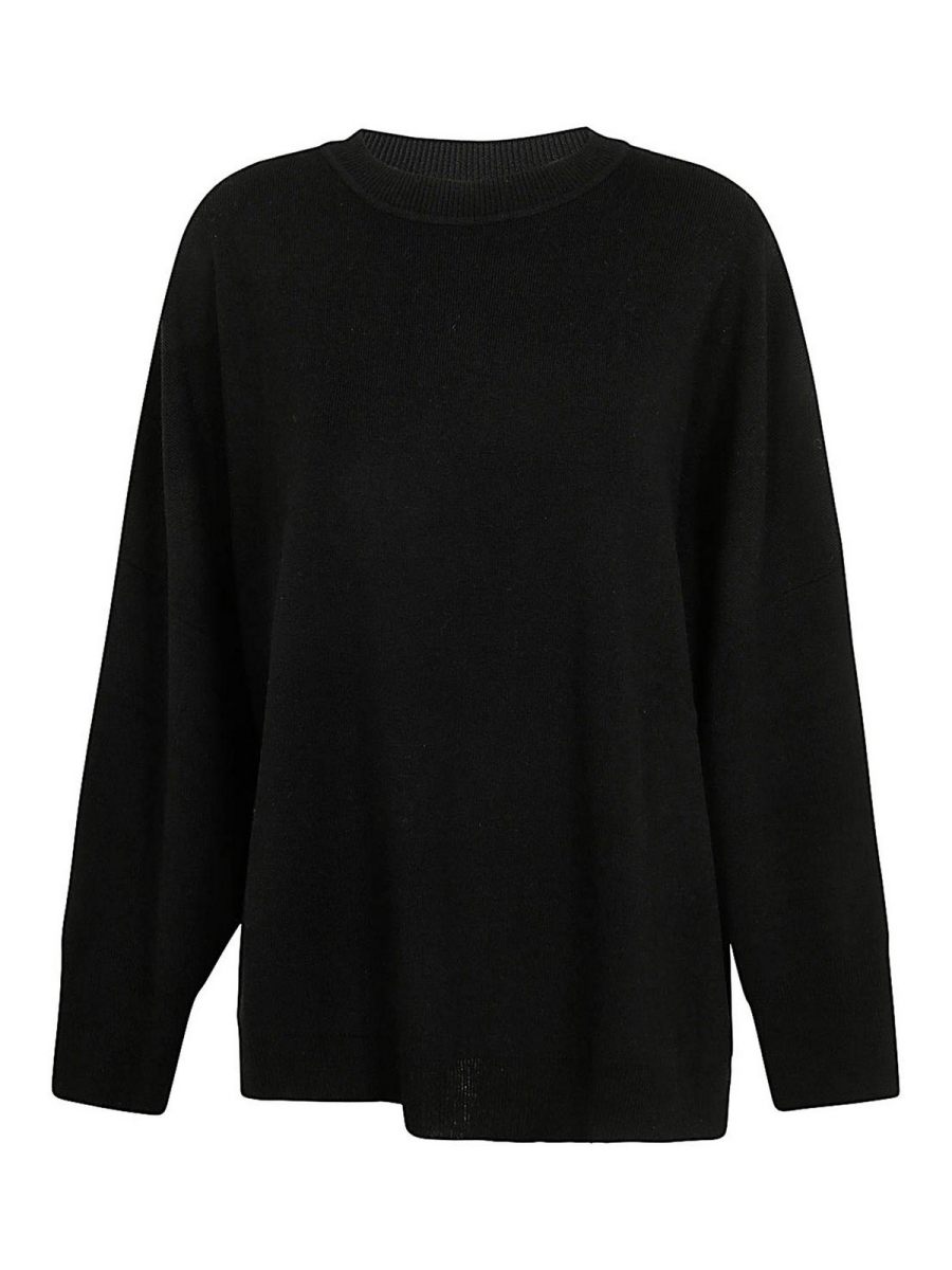 Semicouture Pull Col Rond - Noir