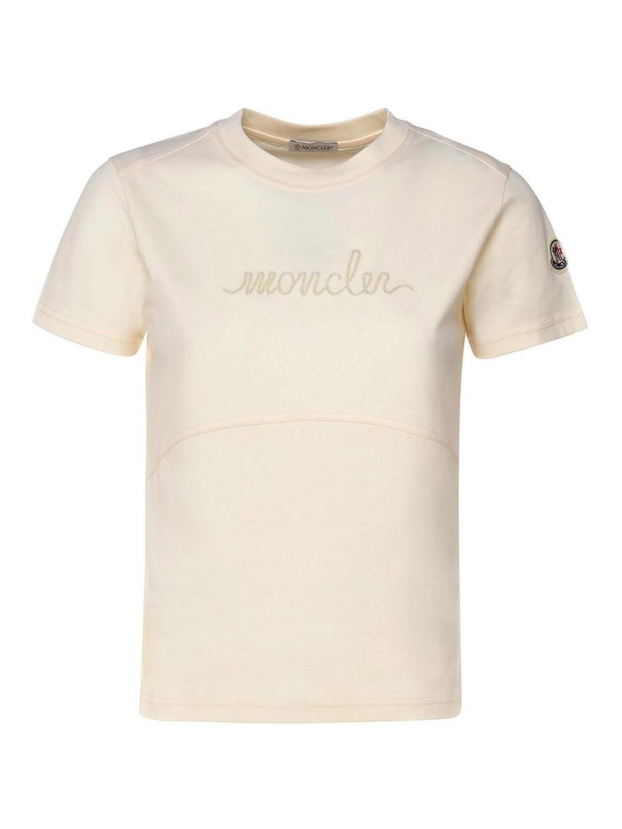 Moncler T-Shirt - Blanc