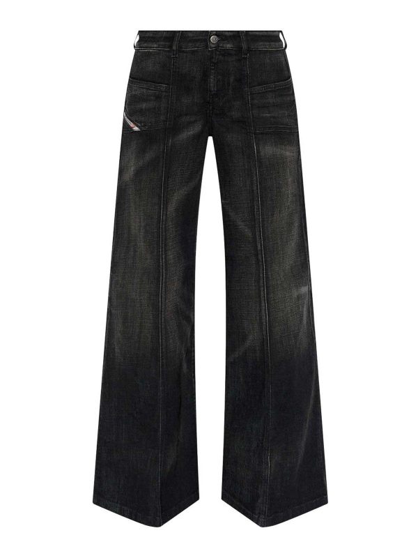Diesel Jean Évasé - Noir