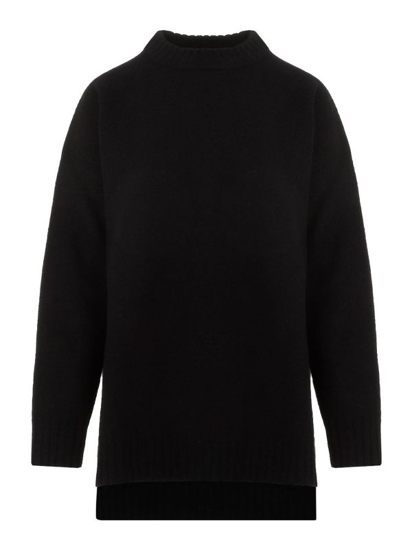 Jil Sander Pull Col Rond - Noir